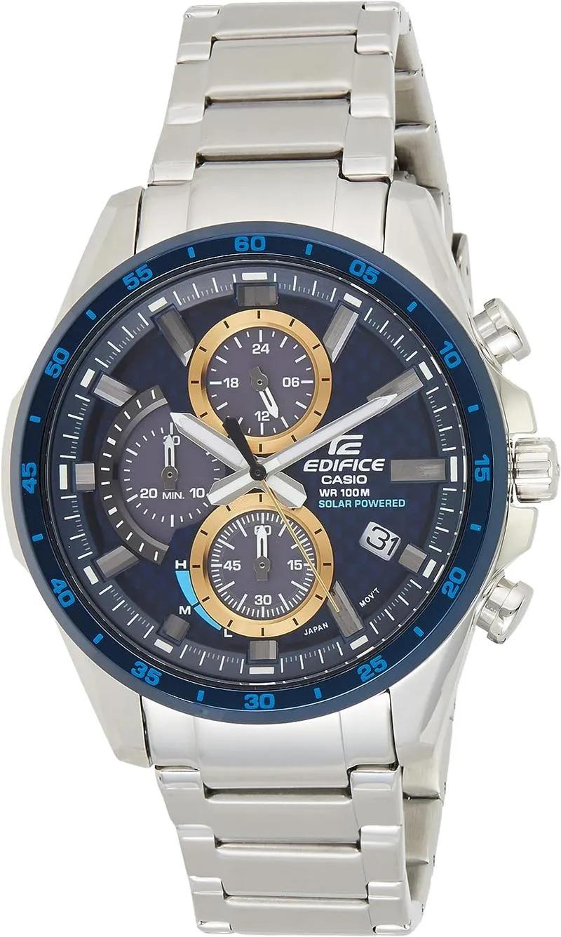 Casio Eqs-900Bcd-2Avudf EdifICE Solar Powered Analog Watch