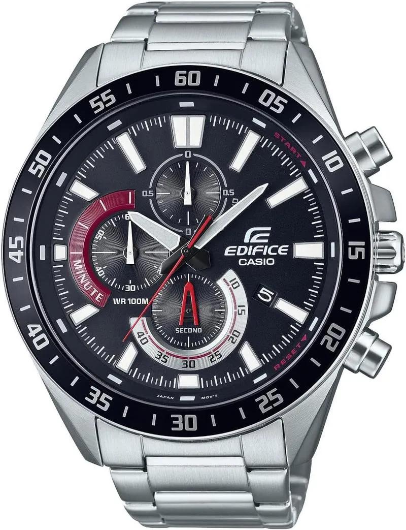 Casio Men Chronograph Quartz WATCH EdifICE, Silver/Black, EFV-620D-1A4VUEF